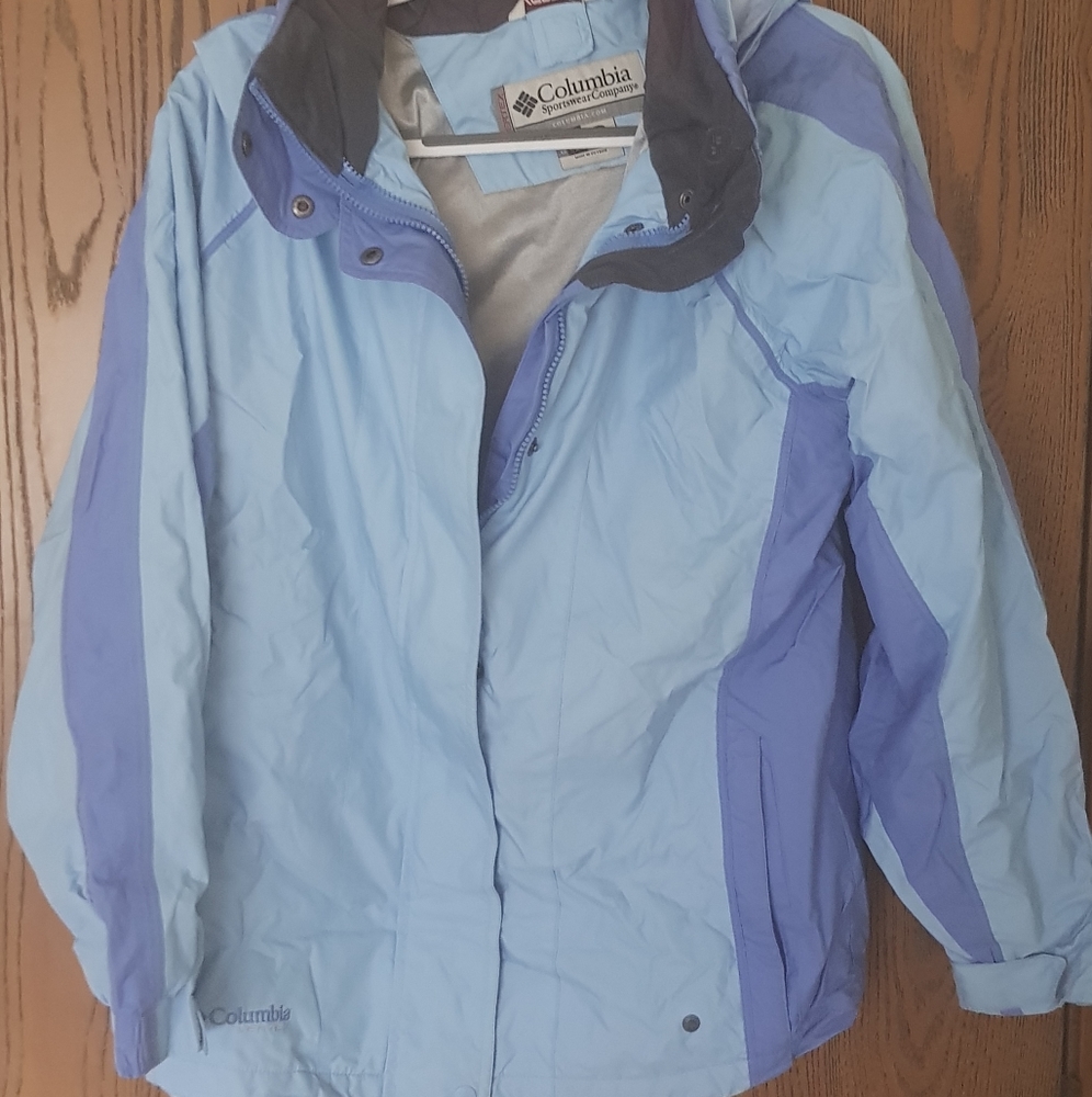Columbia Vertex blue waterproof jacket